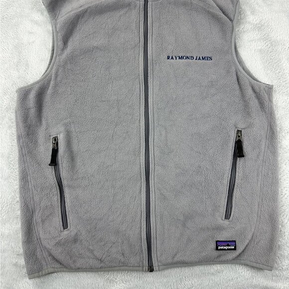 Patagonia Synchilla Grey Fleece Vest Men’s Size M - Picture 3 of 11